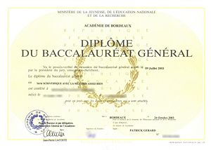 baccalauréat d’enseignement général