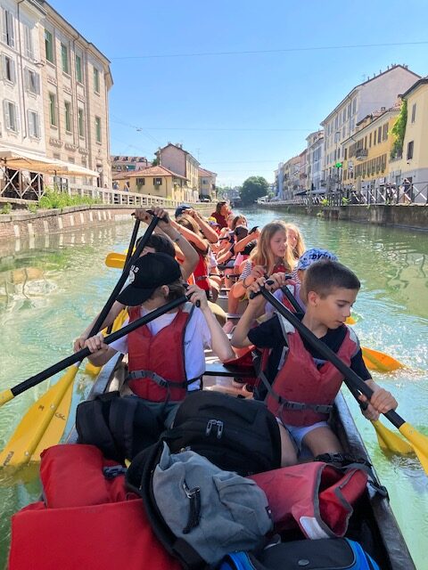 Les 6èmes en Dragon Boat !