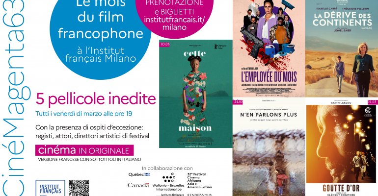 Stendhal partenaire du festival du film francophone de l’Institut Français