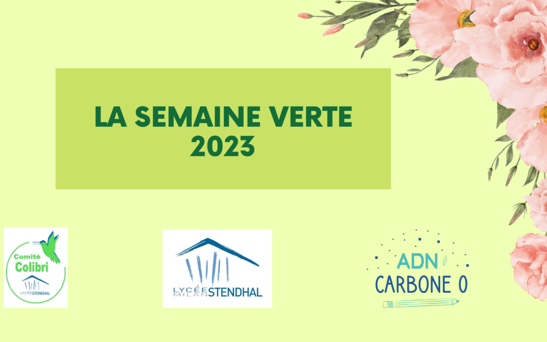 Semaine verte 2023