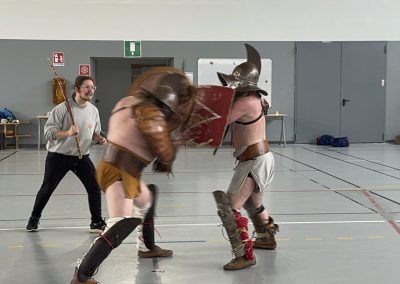 combat enter deux gladiateurs