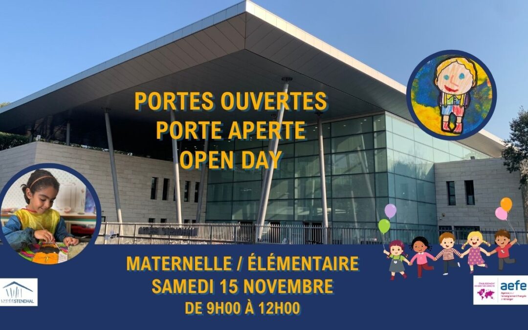 Open Day de l’école maternelle internationale du lycée Stendhal