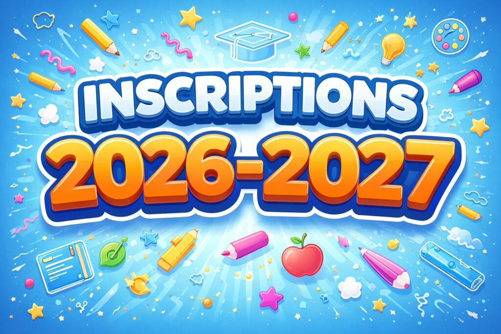 Inscriptions 2026-2027