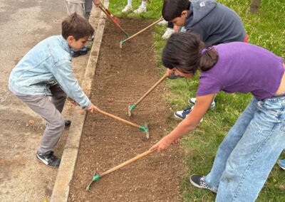 Atelier plantation de fleurs