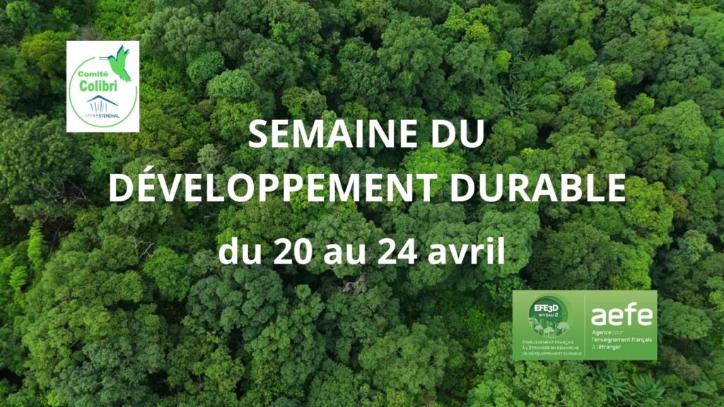 SEMAINE DU DÉVELOPPEMENT DURABLE 2026