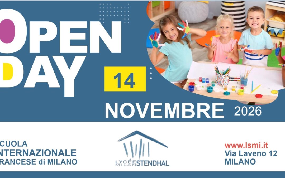 Open Day Scuola Materna Internazionale del Lycée Stendhal