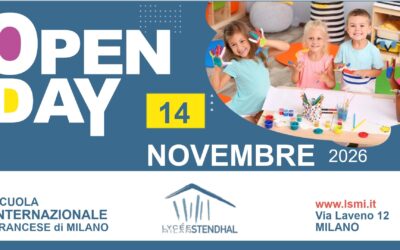 Open Day Scuola Materna Internazionale del Lycée Stendhal